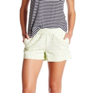 J. Crew Neon Suzy Circle Boardwalk Pull on Shorts Size 0